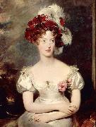 Sir Thomas Lawrence Portrait of Princess Caroline Ferdinande of Bourbon-Two Sicilies Duchess of Berry. France oil painting artist